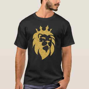 Lion met kroon - Gold Style 1 T-shirt