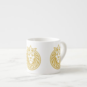 Lion met kroon - Gold Style 4 Espresso Kop