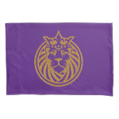 Lion met kroon - Gold Style 4 Kussensloop (Voorkant)