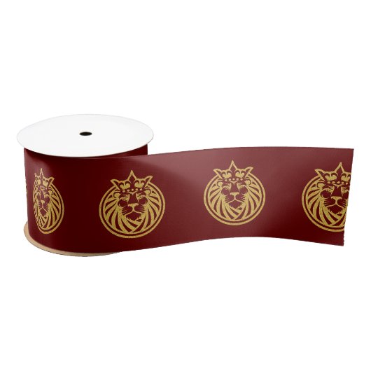 Lion met kroon - Gold Style 4 Lint (Spoel)