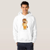 Lion met Mane Hoodie (Voorkant volledig)