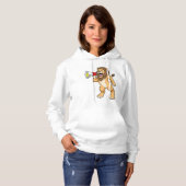 Lion met microfoon hoodie (Voorkant volledig)