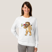 Lion met microfoon t-shirt (Voorkant volledig)