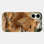 Lion met punk haarstijlen Case-Mate iPhone case (Achterkant (horizontaal))