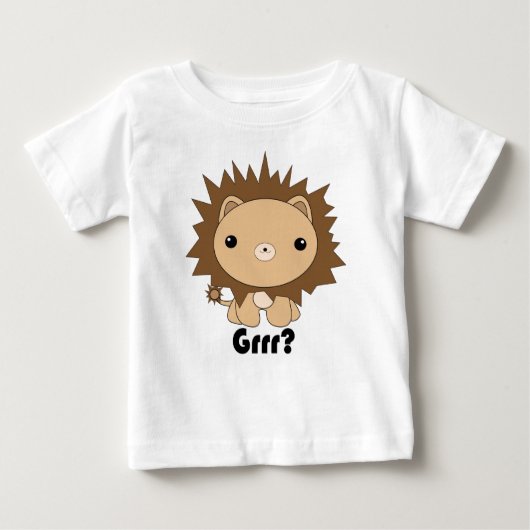 Lion mignon Grrr de Kawaii ? T-shirt (Devant)