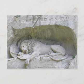 Lion Monument Lucerne Briefkaart
