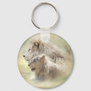 Lion Moon Art Sleutelhanger