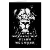 Lion - Mots Motivationnels - Inspiration (Devant)