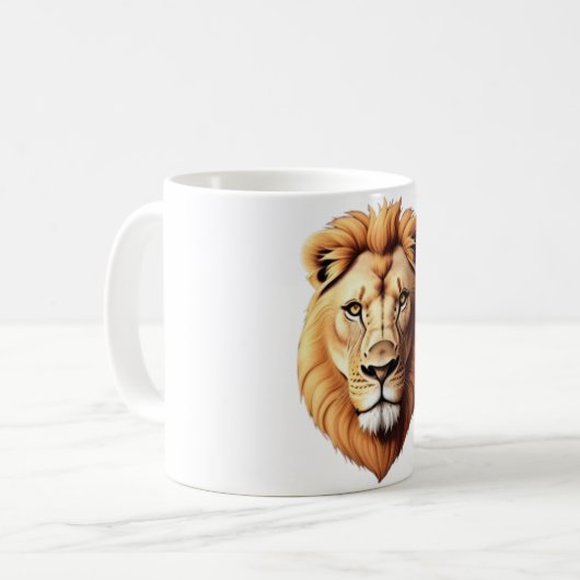Lion mug (Devant gauche)