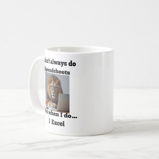 Lion mug (Devant gauche)