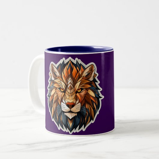 lion mug (Devant gauche)
