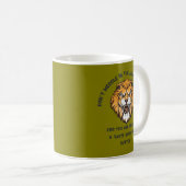 Lion mug (Devant droit)
