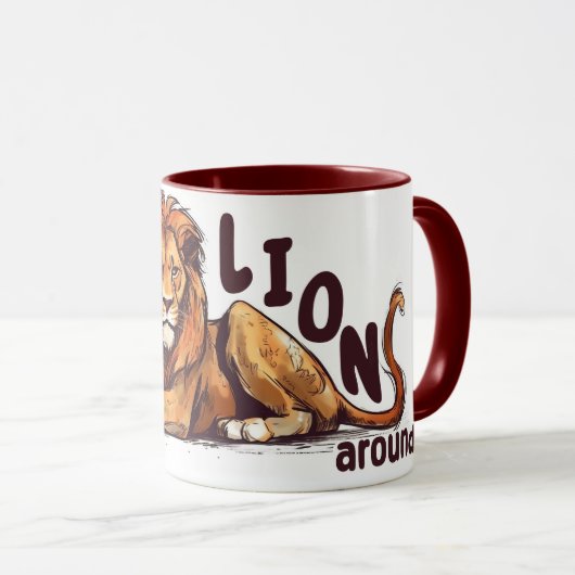 Lion Mug (Devant droit)