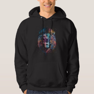 Lion Nebular - Graffiti Neon Ink Splash Hoodie