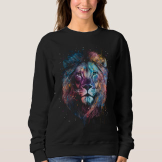 Lion Nebular - Graffiti Neon Ink Splash Trui