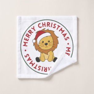 Lion Noël Neige Hiver Animaux Lions Laver Clot