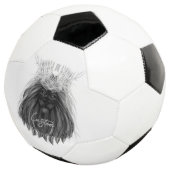 Lion noir avec couronne Antlers et monogramme (3/4)