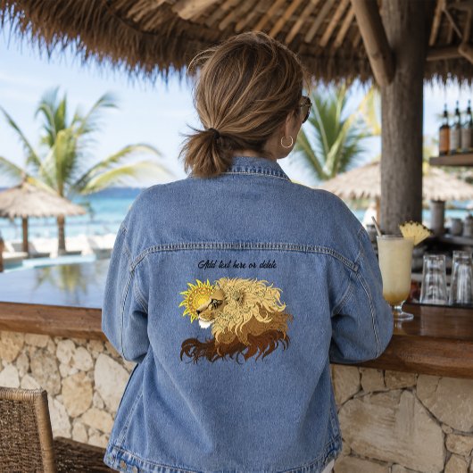 Lion Noir Jaune Mandal Soleil
