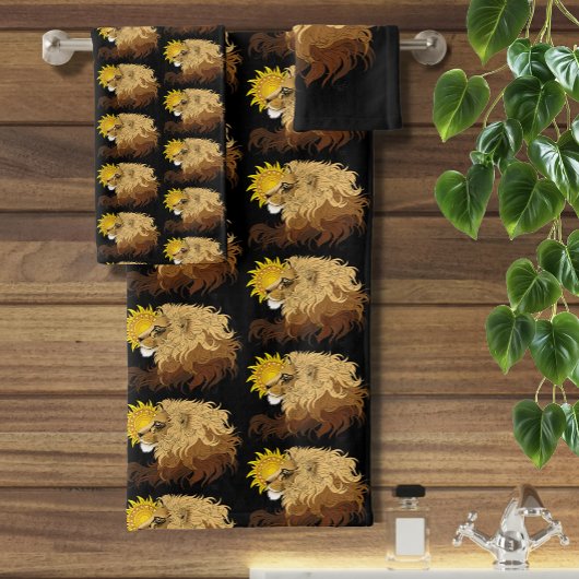 Lion noir jaune Mandal Sun