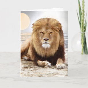 Lion Ocean Photo Paint Kaart
