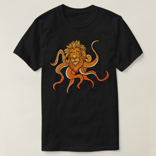 Lion Octopus T-shirt (Design voorkant)