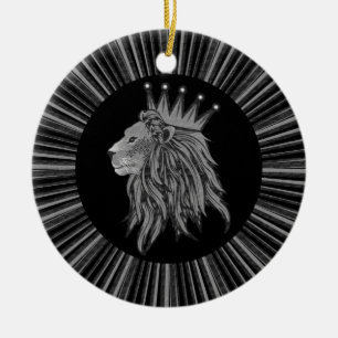 Lion - Oerwoud King Keramisch Ornament