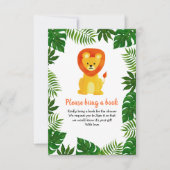 Lion Oerwoud Safari Dier | Forest Bring A Book Kaart (Voorkant)