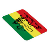 Lion of Juda - Rastafara Rastafari - Reggae Magnet (Côté Droit)
