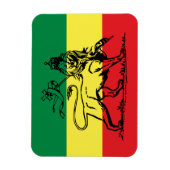 Lion of Juda - Rastafara Rastafari - Reggae Magnet (Vertical)