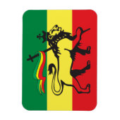 Lion of Juda - Rastafara Rastafari - Reggae Magnet (Vertical)