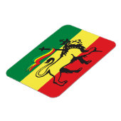 Lion of Juda - Rastafara Rastafari - Reggae Magnet (Côté Gauche)
