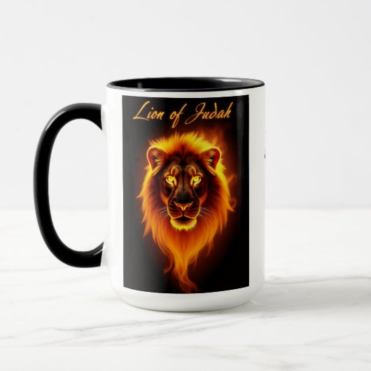 "Lion of Judah" Coffee Mug (Gauche)