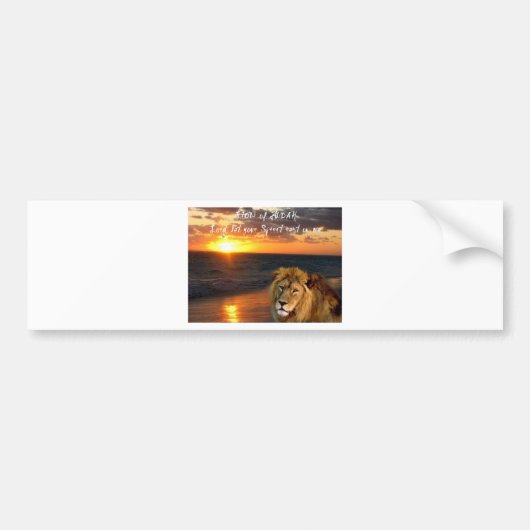 Lion of Judah Collectie Bumpersticker (Voorkant)