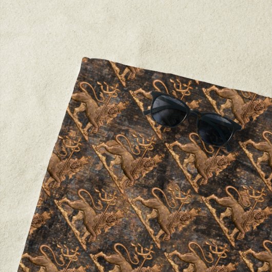 Lion of Judah Empire of Ethiopia Jah Reggae Roots Strandlaken (In situ)