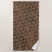 Lion of Judah Empire of Ethiopia Jah Reggae Roots Strandlaken (Voorkant)