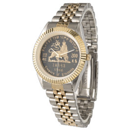 Lion of Judah - Haile Selassie - Rastafari Watch A Horloge