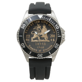 Lion of Judah - Haile Selassie - Rastafari Watch A Horloge