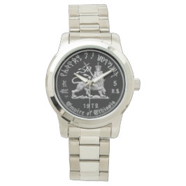 Lion of Judah - Haile Selassie - Rastafari Watch A Horloge