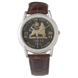 Lion of Judah - Haile Selassie - Rastafari Watch A Horloge