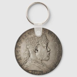 Lion of Judah Jah Army Menelik II Rasta Roots Sleutelhanger