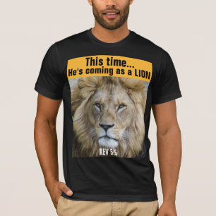 LION OF JUDAH JESUS KOMT ER AAN MET T-SHIRTS