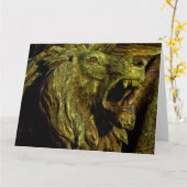 LION OF JUDAH Jumbo Carte de voeux (Fleur jaune)