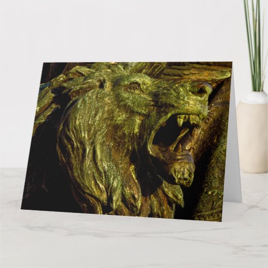 LION OF JUDAH Jumbo Carte de voeux (Devant)