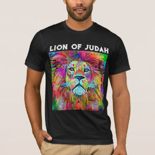 LION OF JUDAH KLEURRIJK CHRISTELIJK T-SHIRT