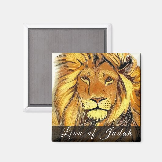 Lion of Judah Magneet (Voorkant / Achterkant)