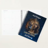 Lion Of Judah Personnalisé Planificateur De Texte  (Devant avec enveloppe)