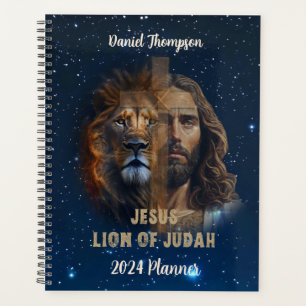 Lion Of Judah Personnalisé Planificateur De Texte