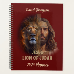 Lion Of Judah Personnalisé Planificateur De Texte