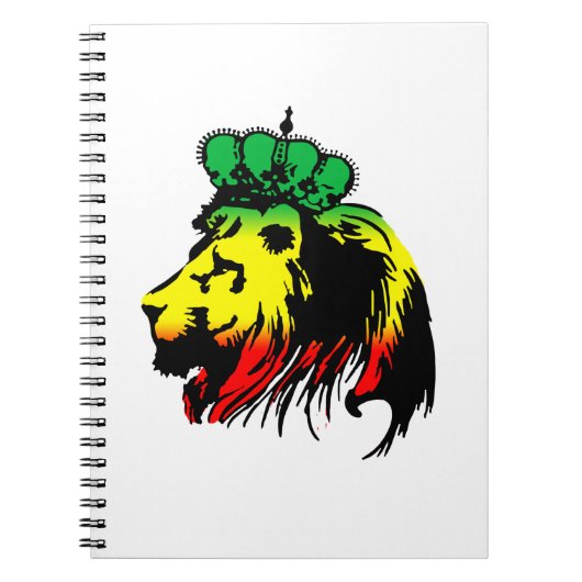 Lion of Judah Rasta Notitieboek (Voorkant)