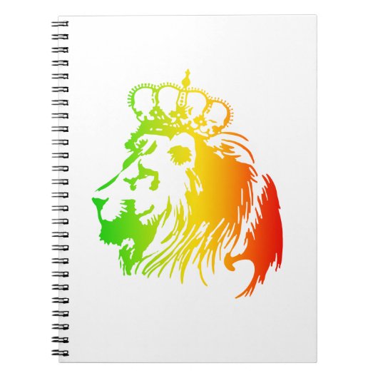 Lion Of Judah - Rasta Notitieboek (Voorkant)
